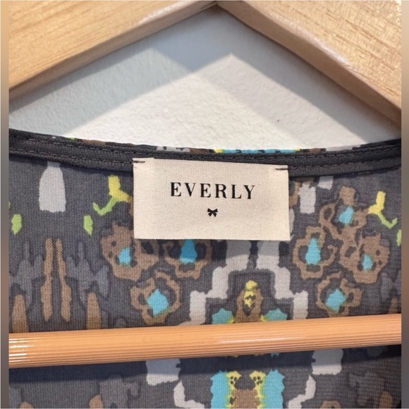 Boho-Chic Perfection: Anthropologie Everly Dress Geometric Print Southwest M - Picture 5 of 6